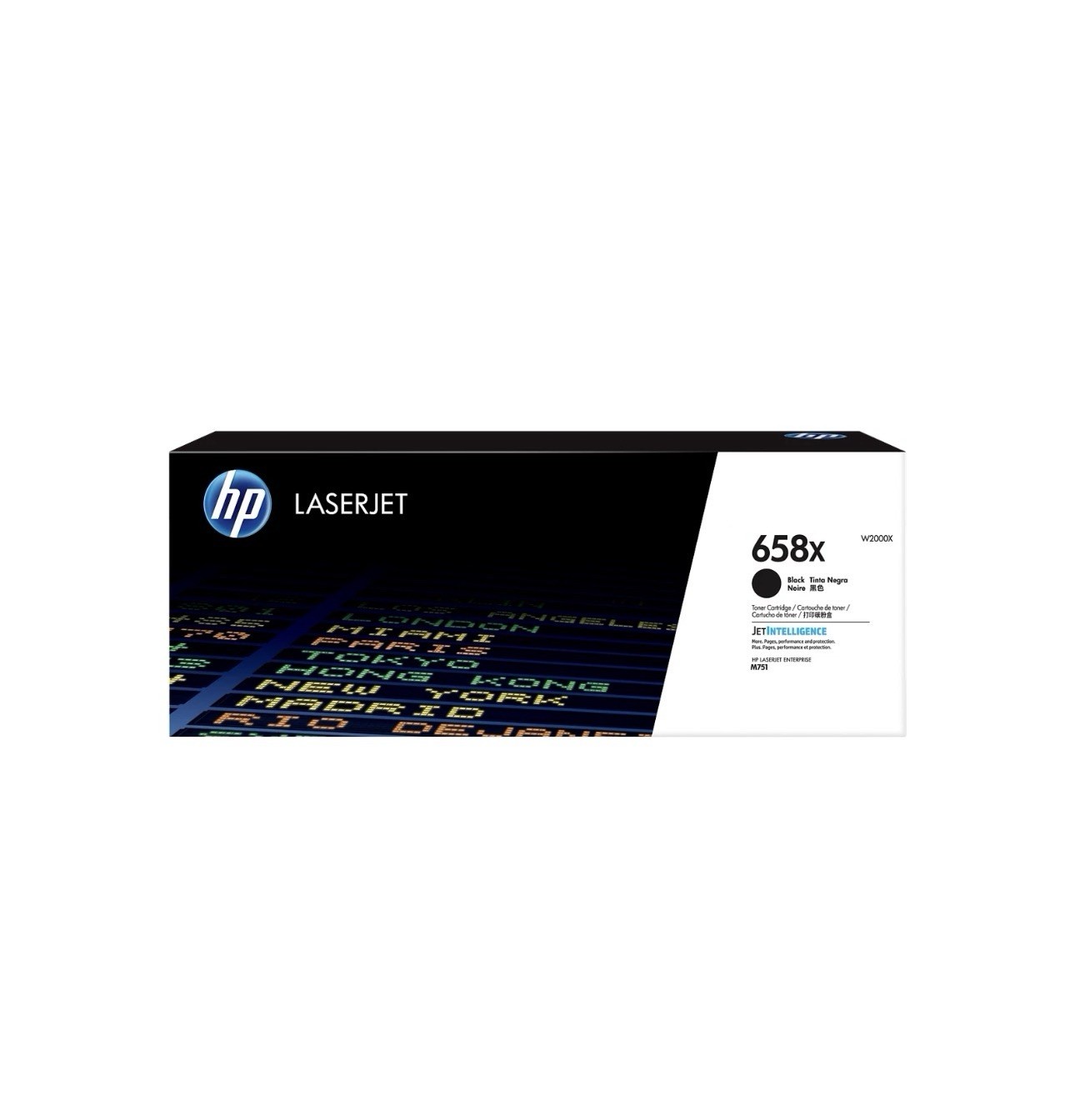 HP 658X High Yield Black Original LaserJet Toner Cartridge, ~33,000 pages,