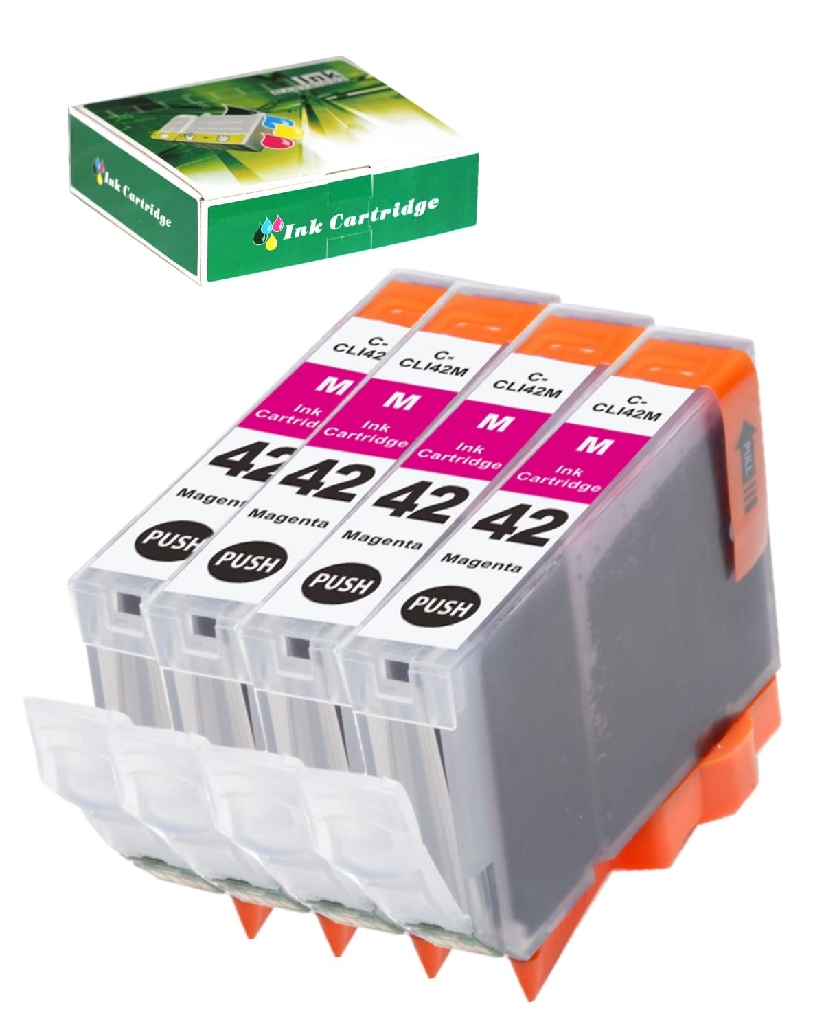 CLI42 M Pixma Pro 100 Printer Ink Replacement for CLI42 CLI42 Magenta Ink Car...