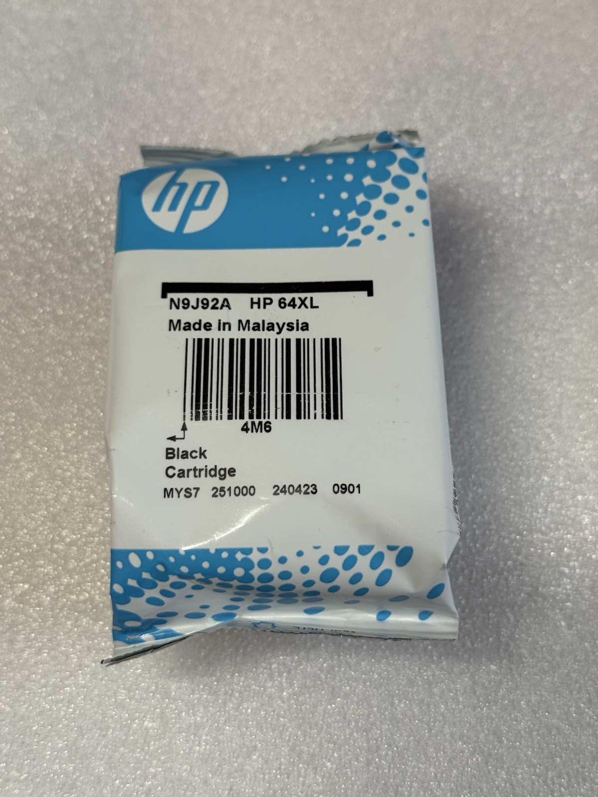 HP 64XL 64 XL Black High-Yield Ink Cartridge Exp 10/2025 OEM Genuine Original