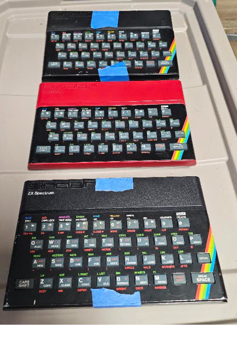 Sinclair ZX Spectrum 48k RAM Vintage computer  lot (3)