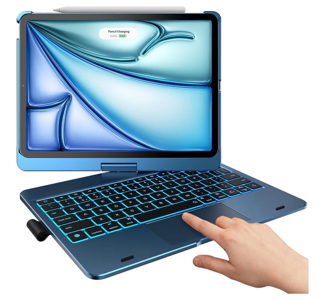 Touch Keyboard Case for 2024 iPad Air 11-inch M2&Pro 11(4/3/2/1), new no box
