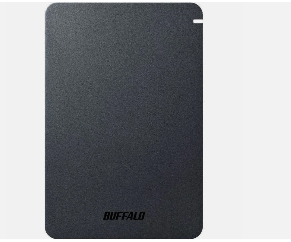 BUFFALO Mini Station Portable Hard Drive Shock Proof Black 1 TB
