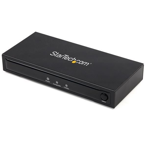 StarTech.com W127076645 VID2HDCON2 S-Video or Composite to HDMI Converter w ~E~