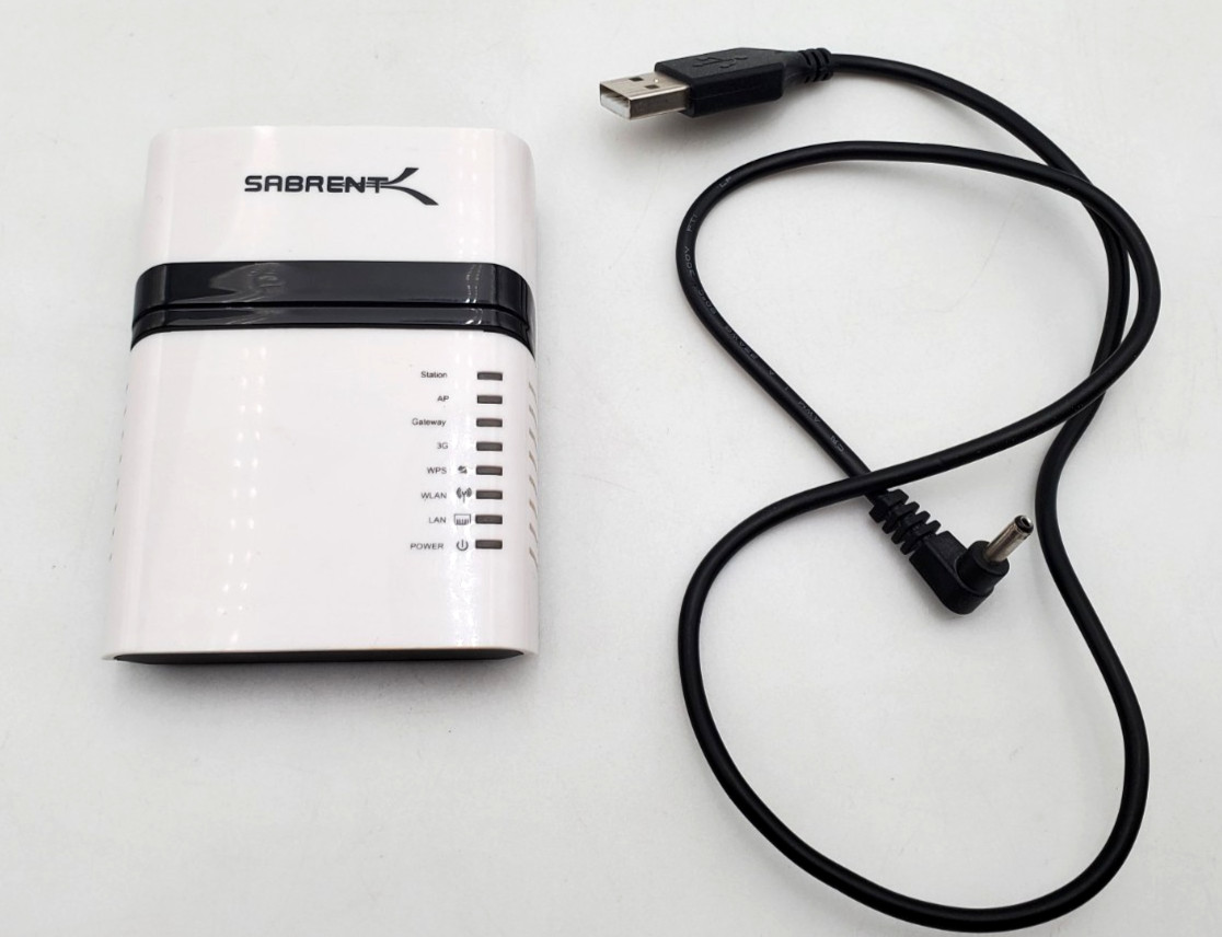 Sabrent Portable Wireless-N 802.11n 3G Network Router (NT-WR1N) Tested Working