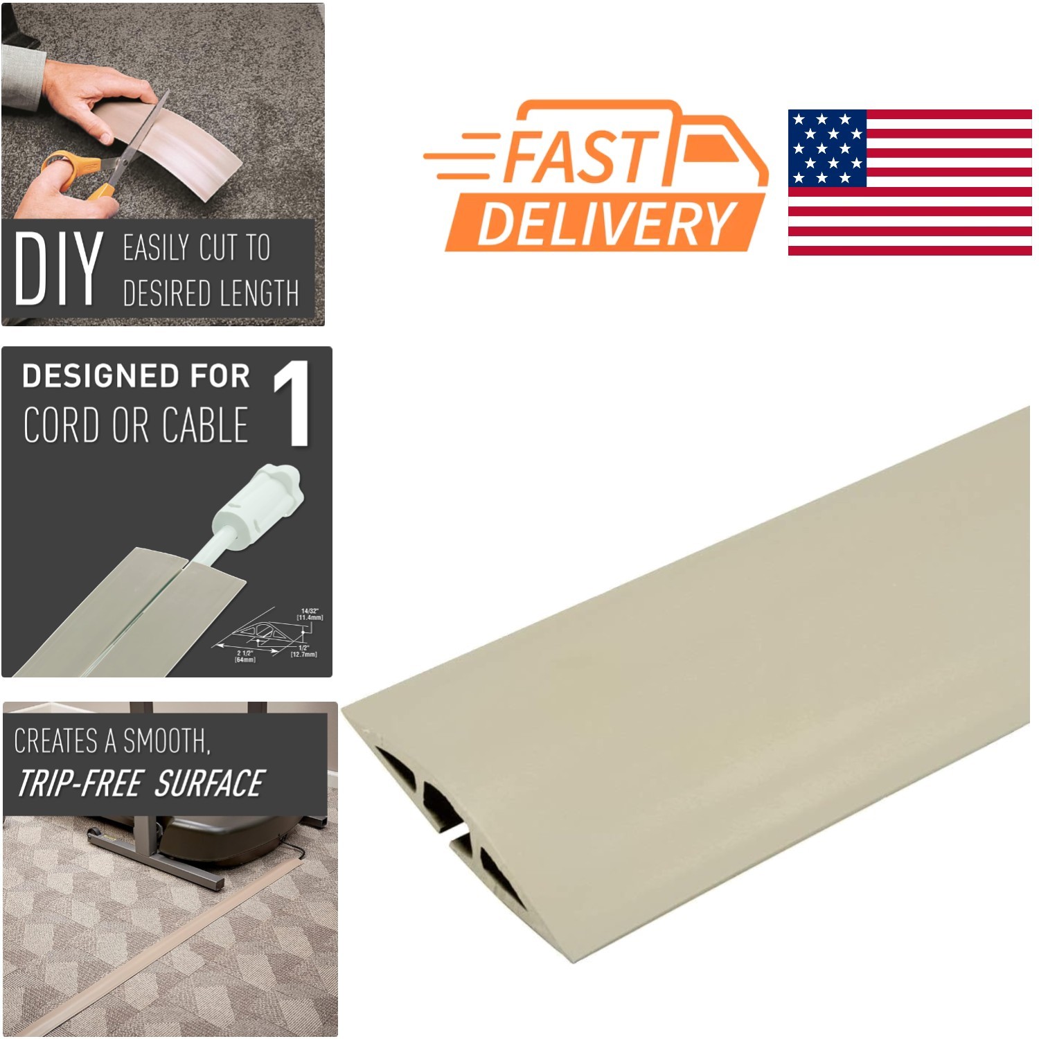Cord Cover for Wall Mount TV