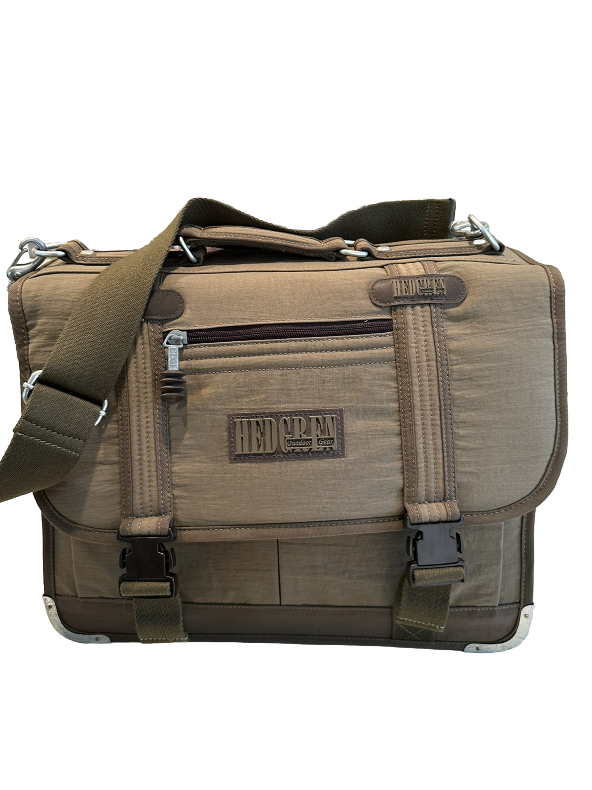 Hedgren Outdoor Gear Versatile Carrying Case/Backpack Olive Padded Canvas BR