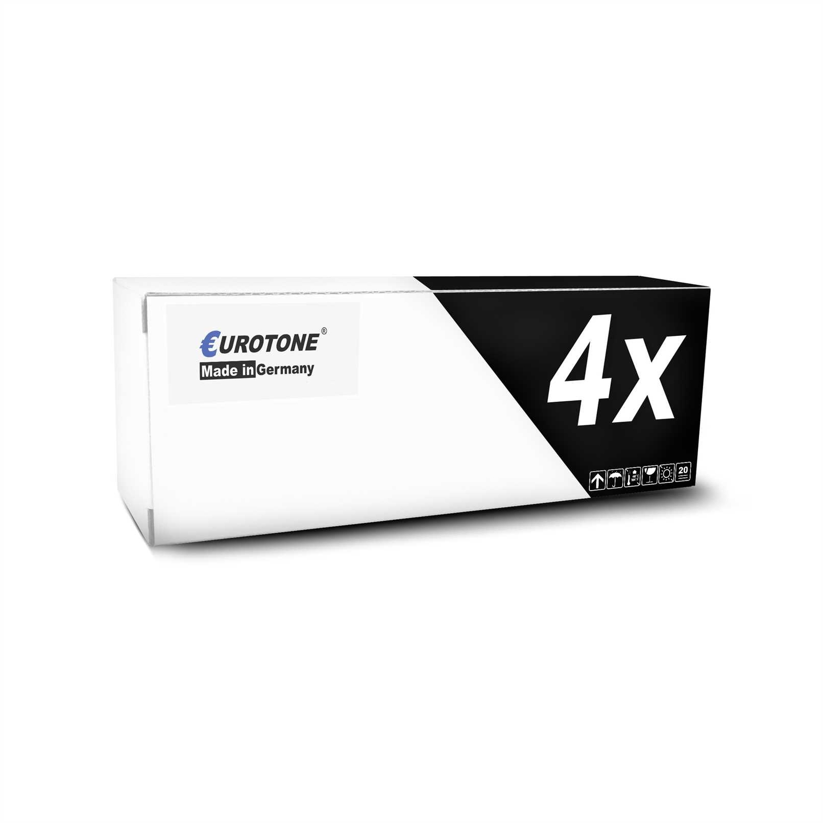 4X Eurotone Cartridge BLACK For Dell 5230 N With Approximately 25,000 Pages
