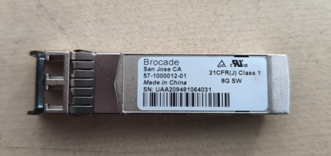 Brocade 57-1000012-01 8GB Fibre Channel SWL SFP+ 850nm LC Original Tested