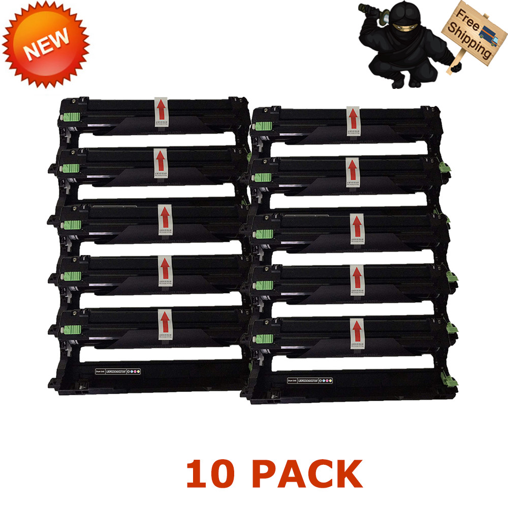 10 PACK Drum DR223 Black for Brother MFC-L3770CDW HL-L3210CW HL-L3230CDW