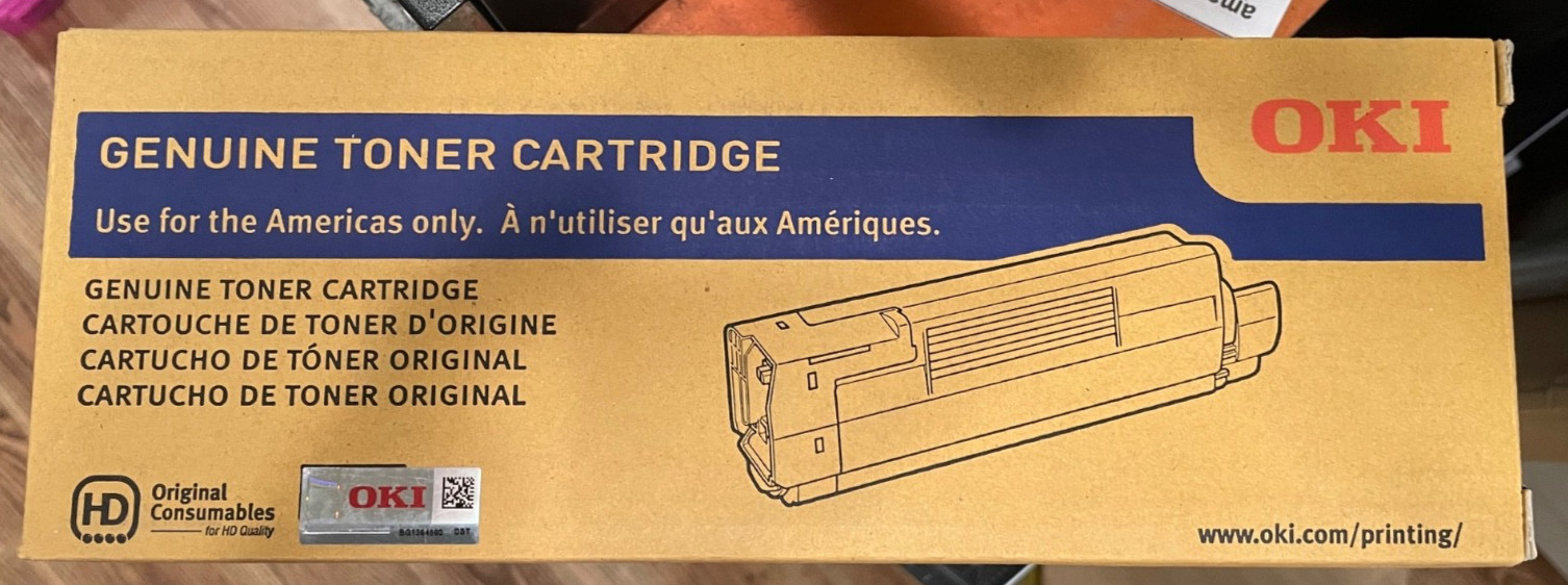 Okidata OKI C612 Toner Cartridge Black 46507504