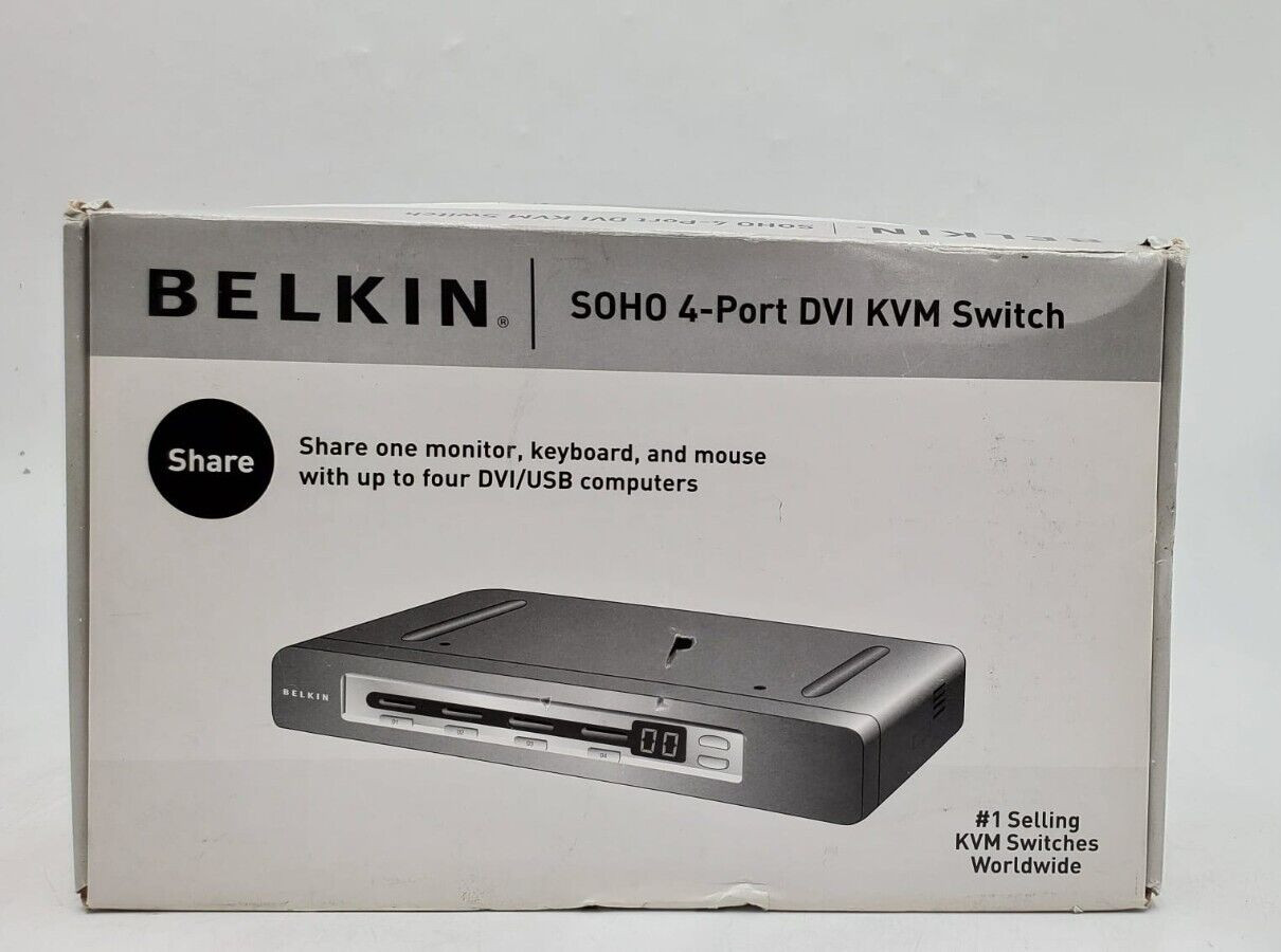 Belkin SOHO 4 port DVI KVM Model F1DD104U