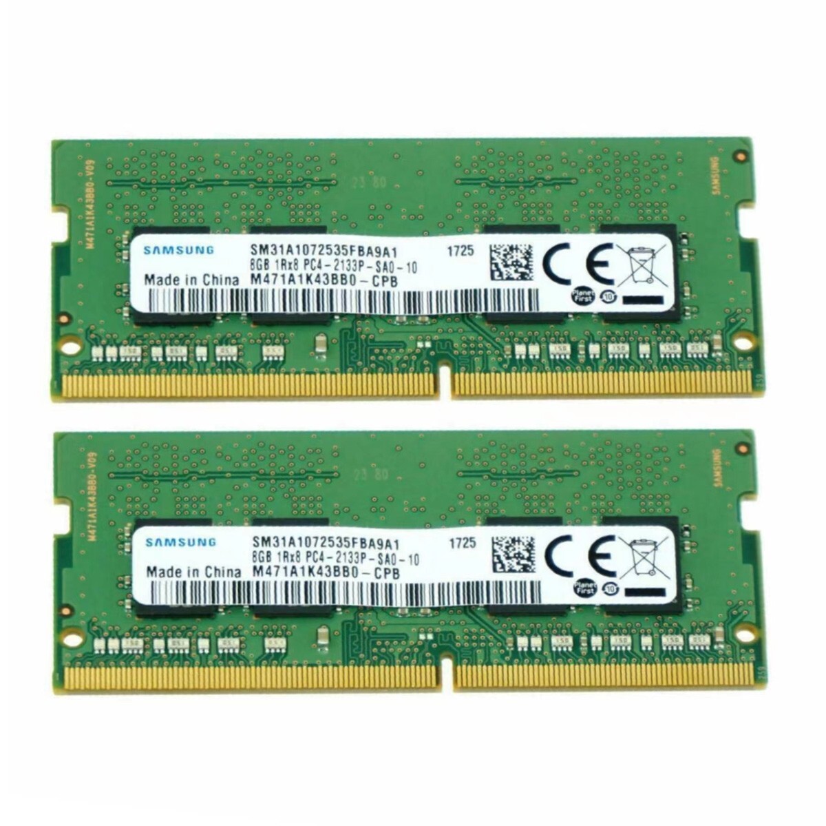 Samsung 16GB (2X 8GB ) DDR4 2133MHz PC4-17000 SODIMM Memory Ram M471A1K43BB0-CPB