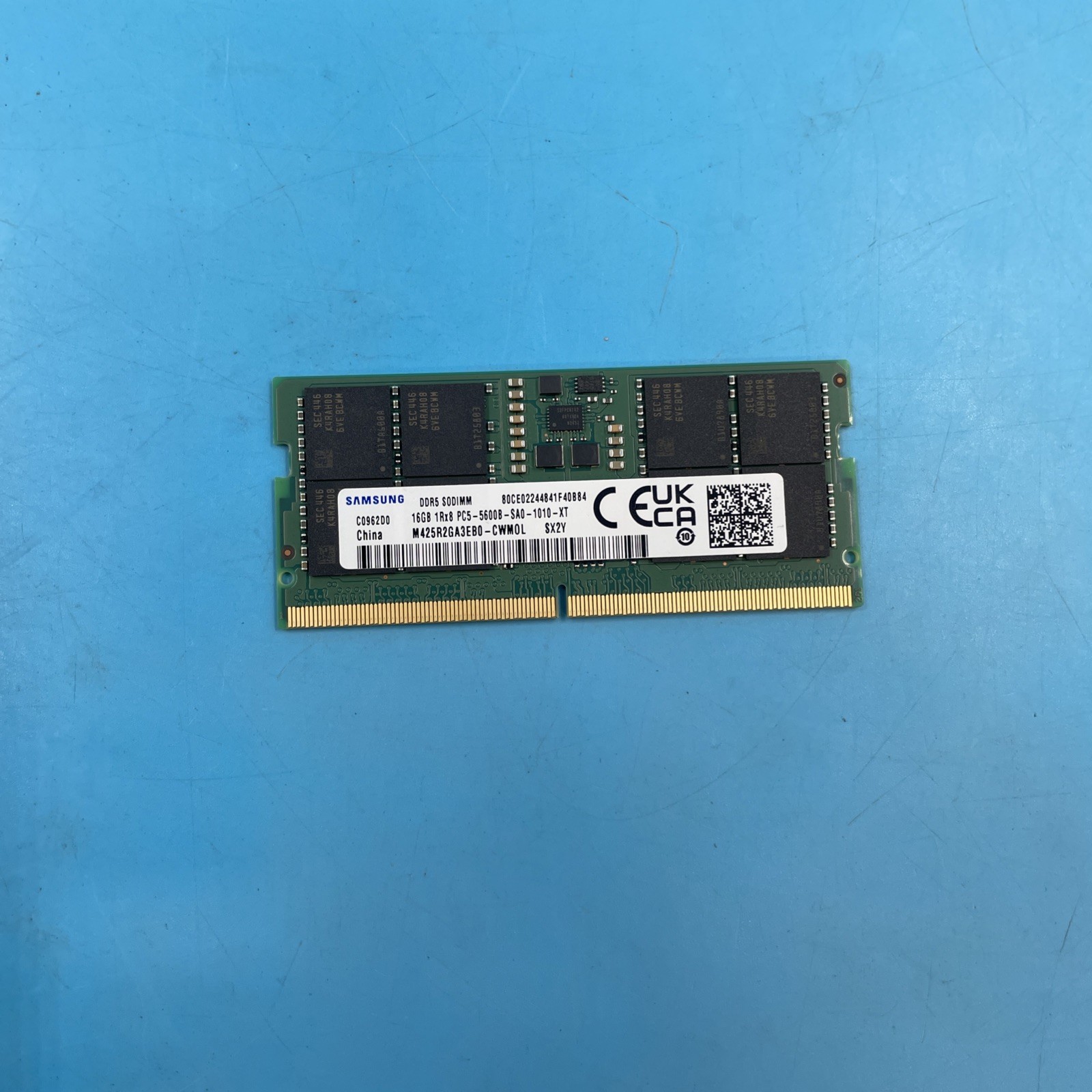(LOT OF 6) Samsung 16GB PC5-44800 DDR5-5600B 1Rx8 SODIMM Laptop RAM Memory
