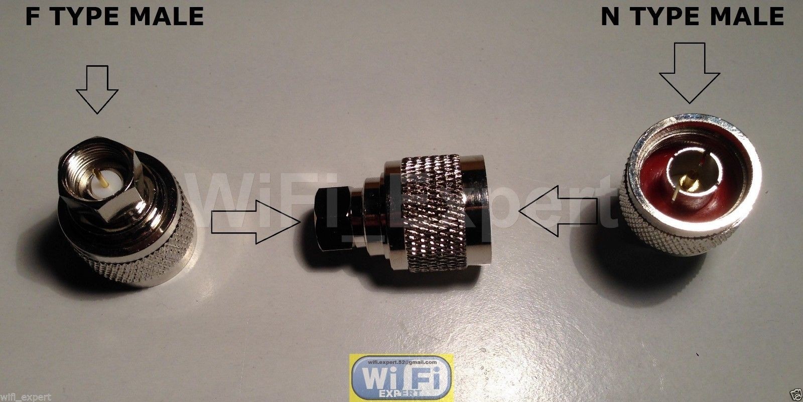 1 x F Type TV Male / Female To N Male / Female COAX RF Connector Adapter USA