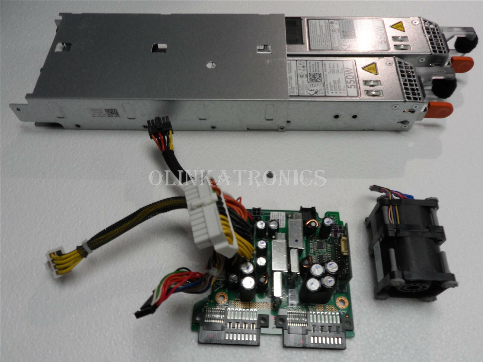 DELL DUAL HOT SWAP POWER SUPPLY 550W & DISTRIBUTION BOARD POWEREDGE SERVER R320