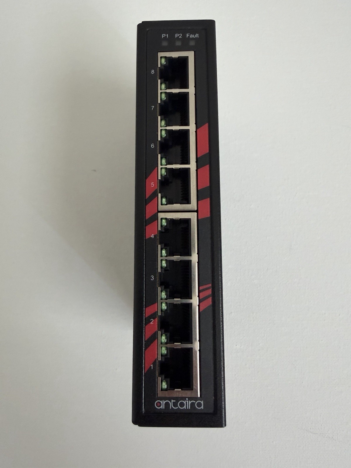 Antaira LNX-800AG 8-Port Industrial Gigabit Ethernet Switch – New Open box