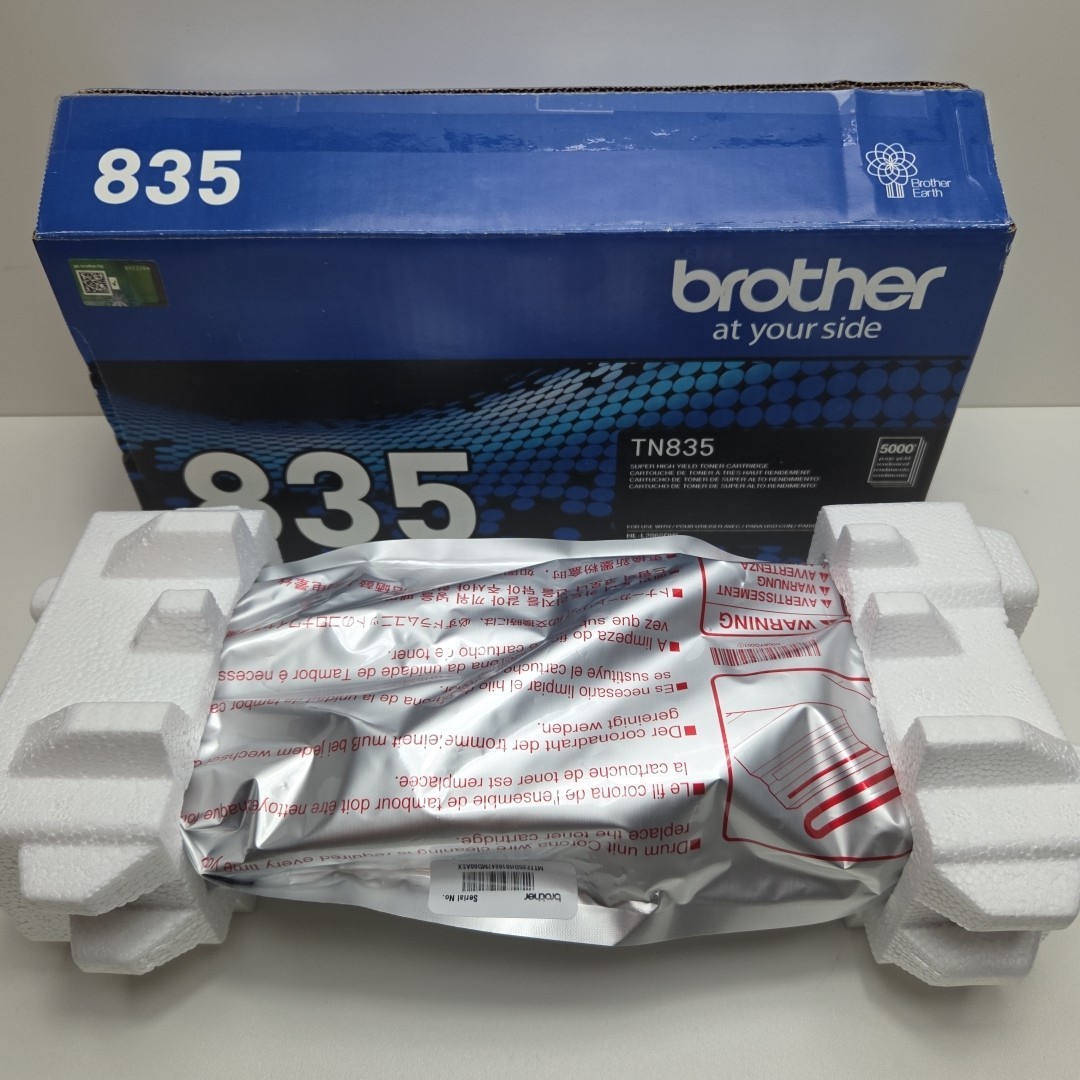 GENUINE - BROTHER TN835 BLACK TONER - TN-835 OPEN BAG