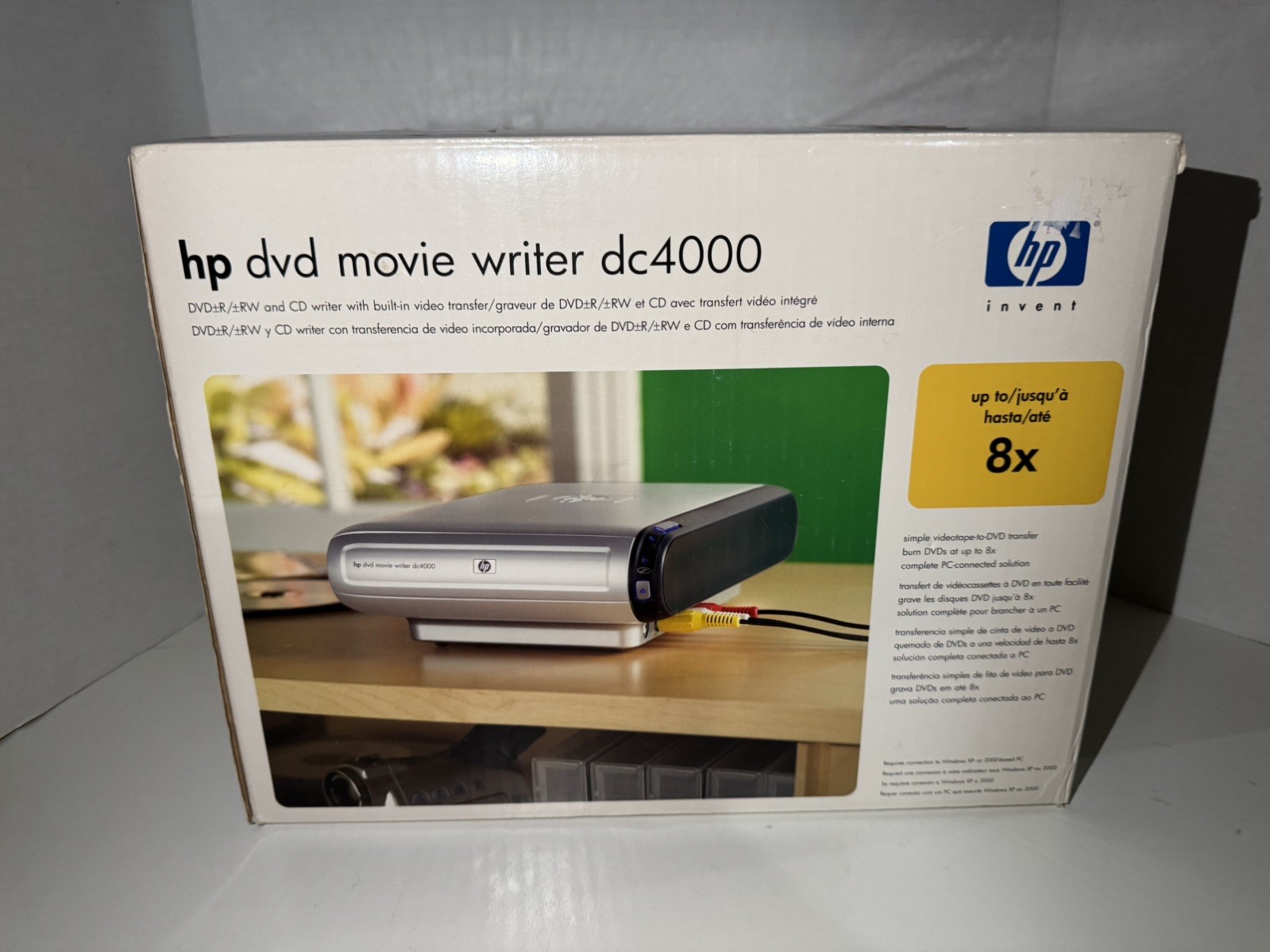 HP DVD Movie Writer DC4000 Q2125A  With Built In Video Transfer