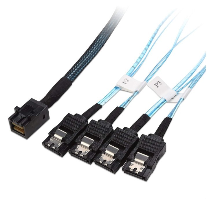 Cable Matters Internal Mini SAS HD to SATA Cable 3.3 Feet 1m SFF-8643 to SATA