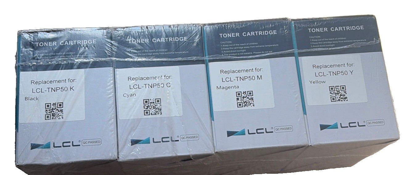 Toner Cartridge LCL-TNP50 4-pack (k,C,M,Y) New