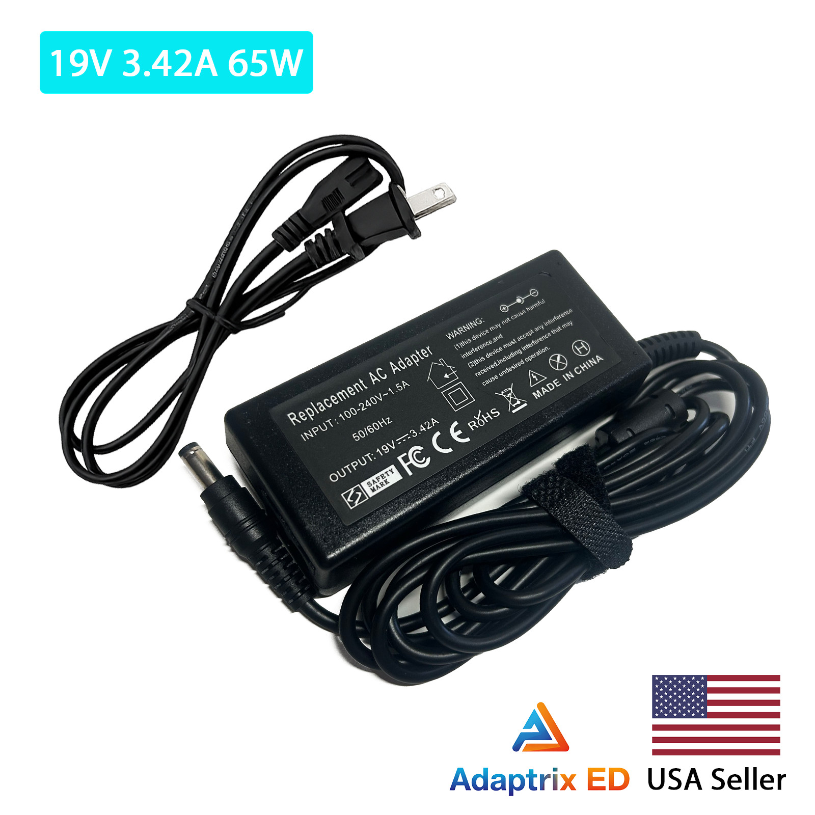 AC Power Adapter Charger Supply Cord for Asus k501 k501ij k50ij u80a w3 Laptop