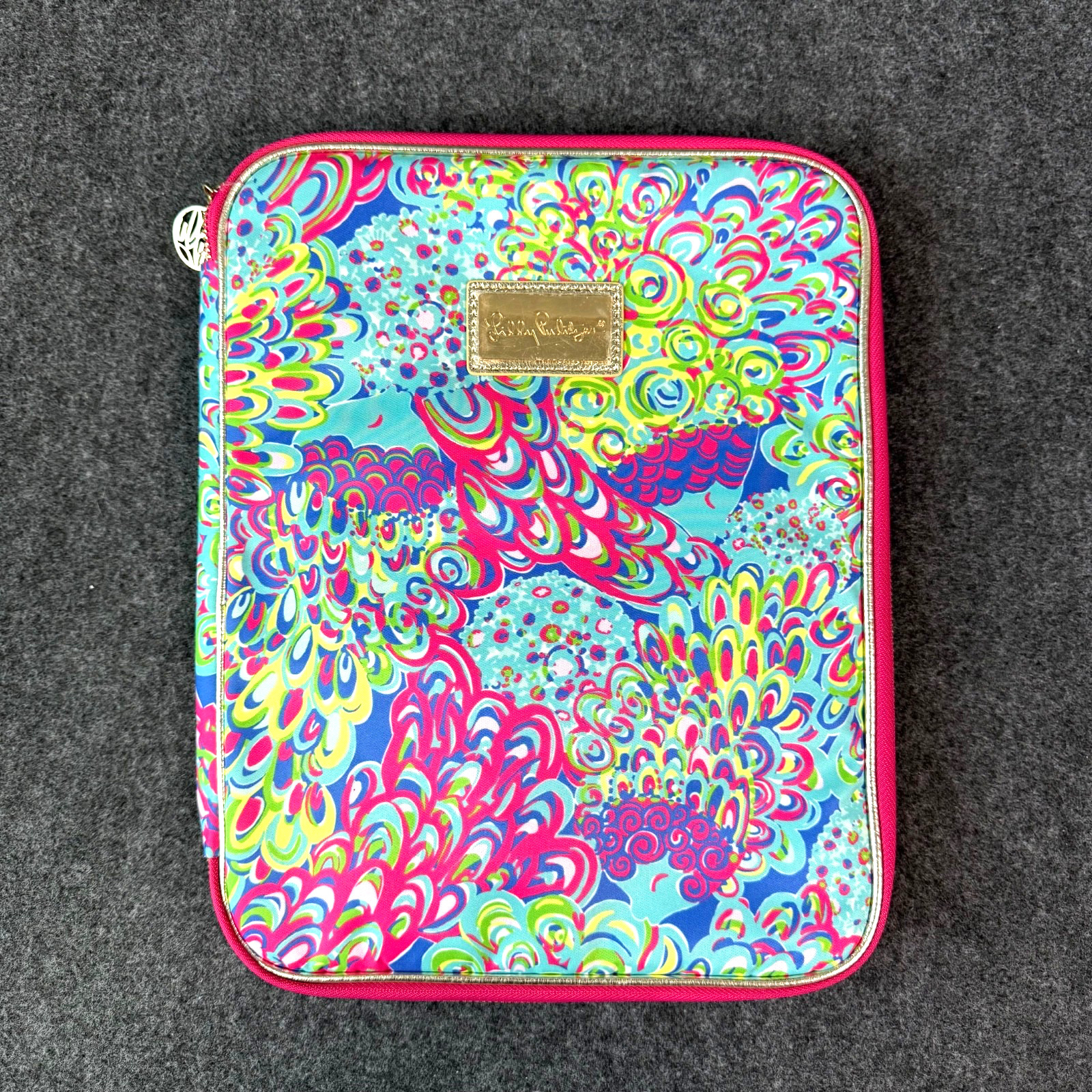Lilly Pulitzer Agenda Folio Notebook Holder Case Sleeve Bag