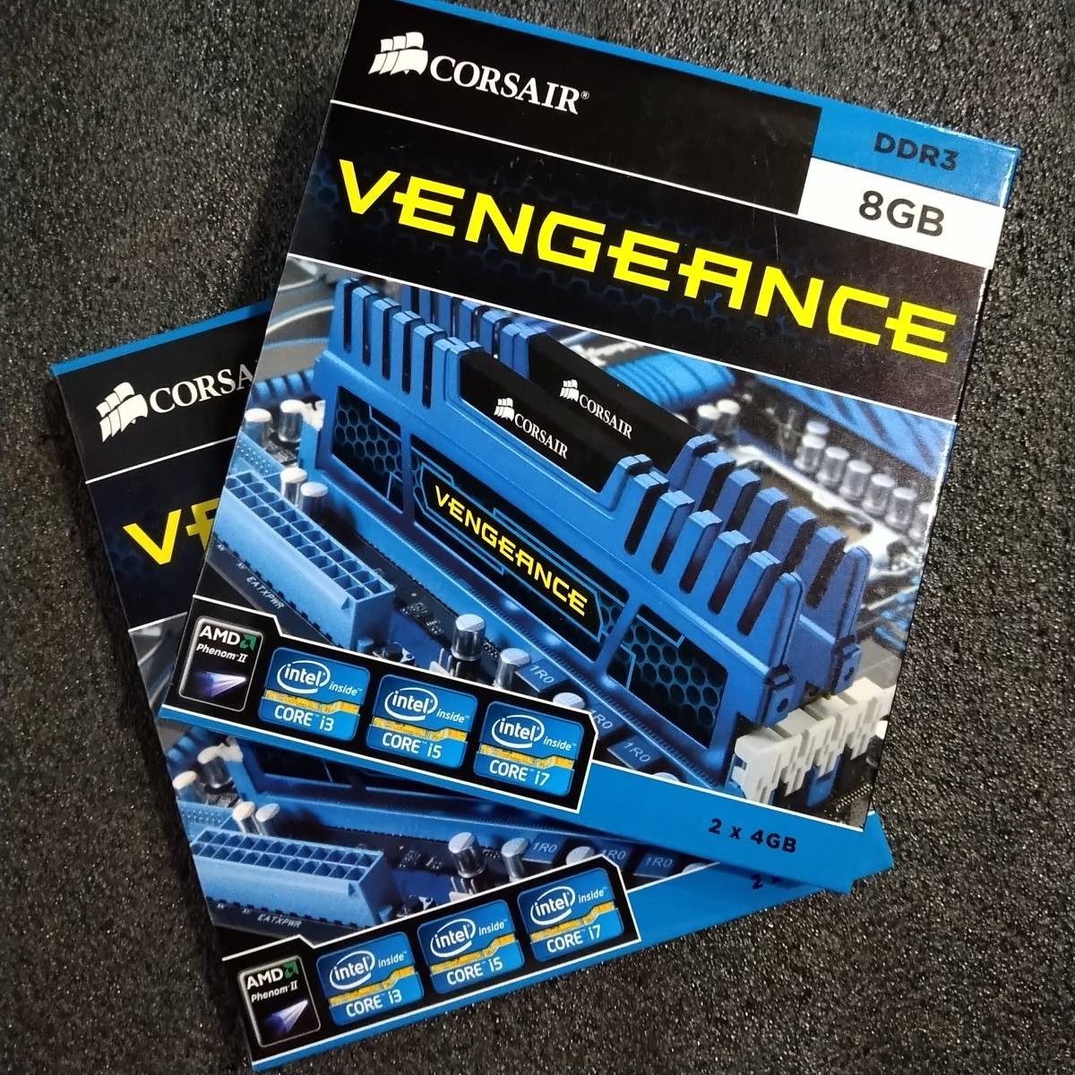 Corsair Vengeance DDR3 16GB (4GBx2x2) Memory OC, Used, Windows & Memtest OK