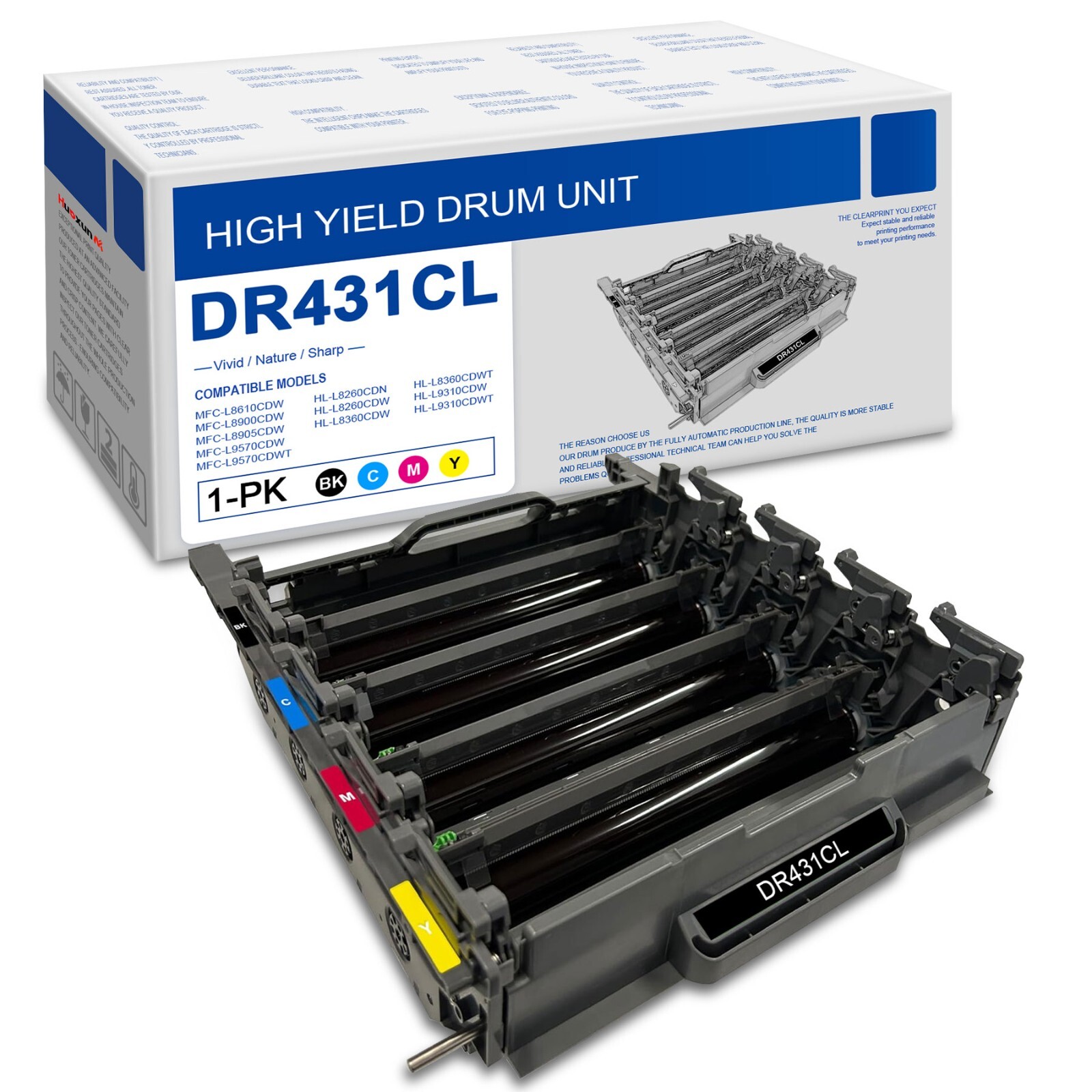 DR431CL Drum for Brother HL-L8360CDW L8260CDW MFC-L8610CDW L8900CDW