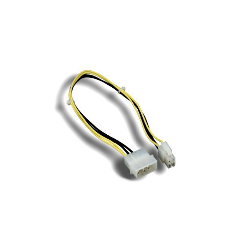 [10X] 15" Computer Internal Motherboard Power Cord 5.25" Molex to ATX12V 4Pin