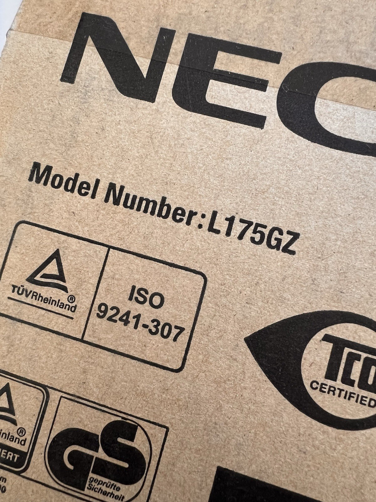 NEC AccuSync AS172-BK 17" SXGA Desktop Monitor 17-inch Model L175GZ