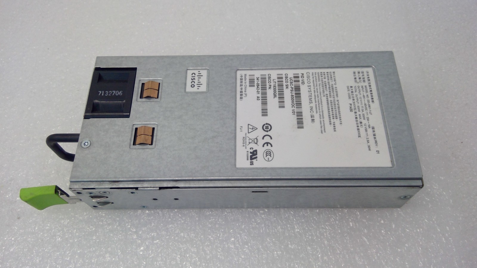 Cisco UCSC-PSU-930WDC 930w 48V Power Supplies 341-0542-01