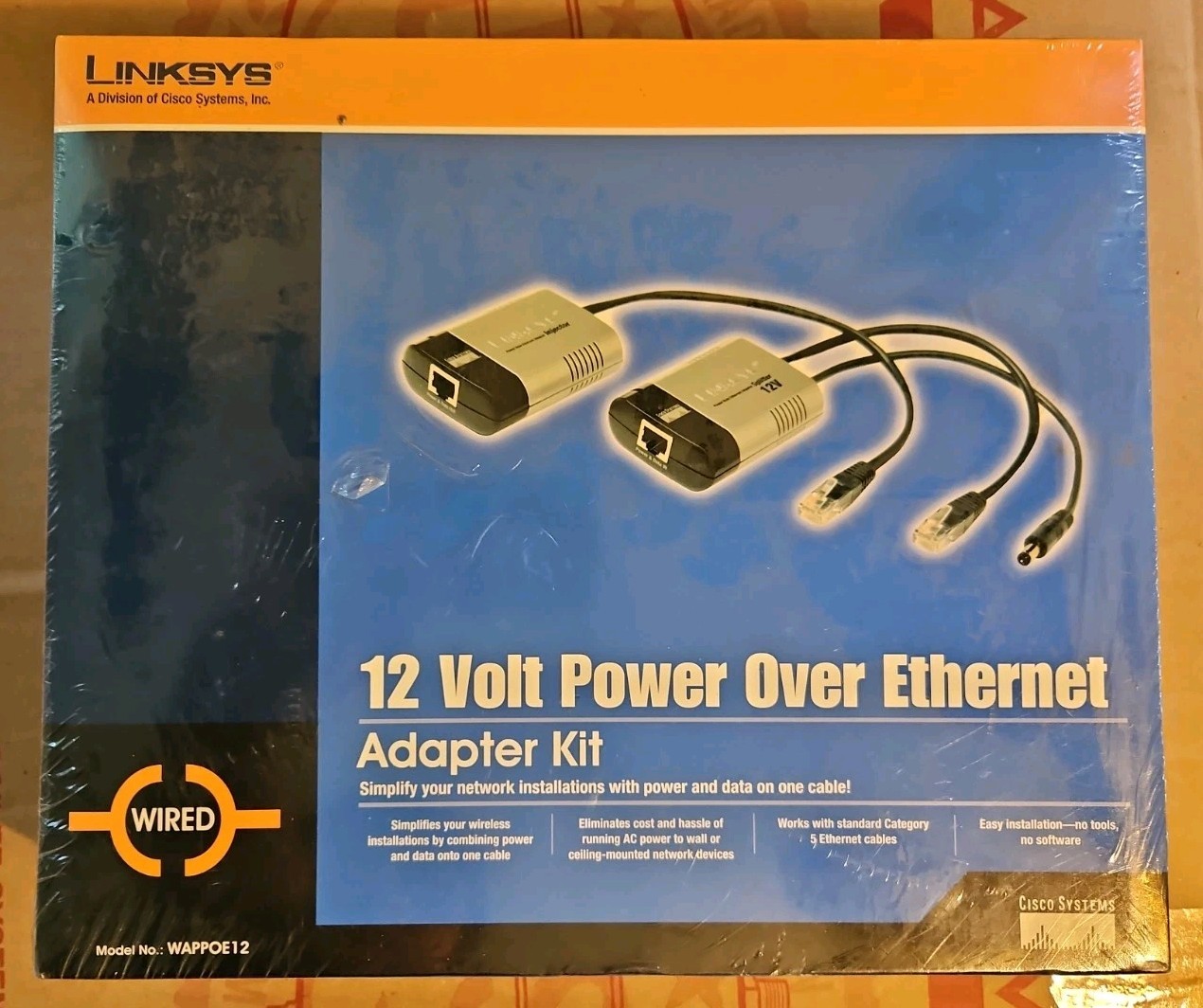 LINKSYS 12 Volt Power Over Ethernet WAPPOE12