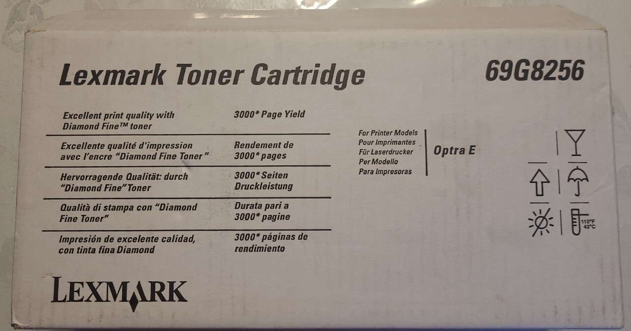 GENUINE LEXMARK 69G8256 TONER CARTRIDGE