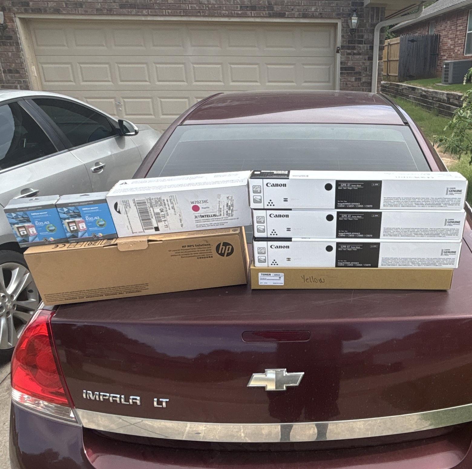Lot of toner and ink cartridges  new