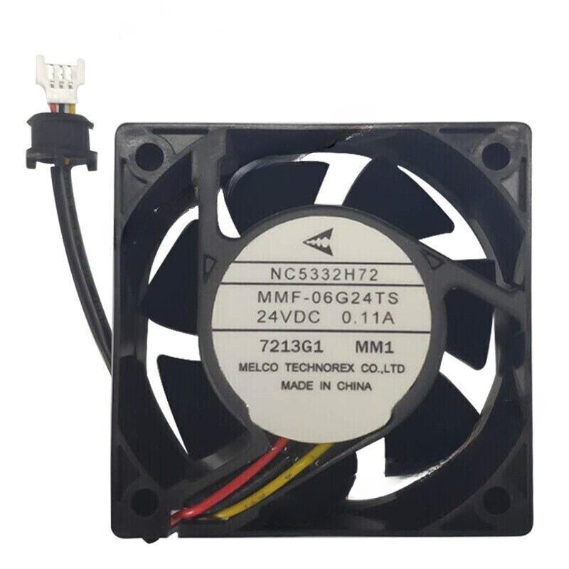 For Melco MMF-06G24TS-MM1 NC5332H72 24V 0.11A 6025 Servo Driver Cooling Fan
