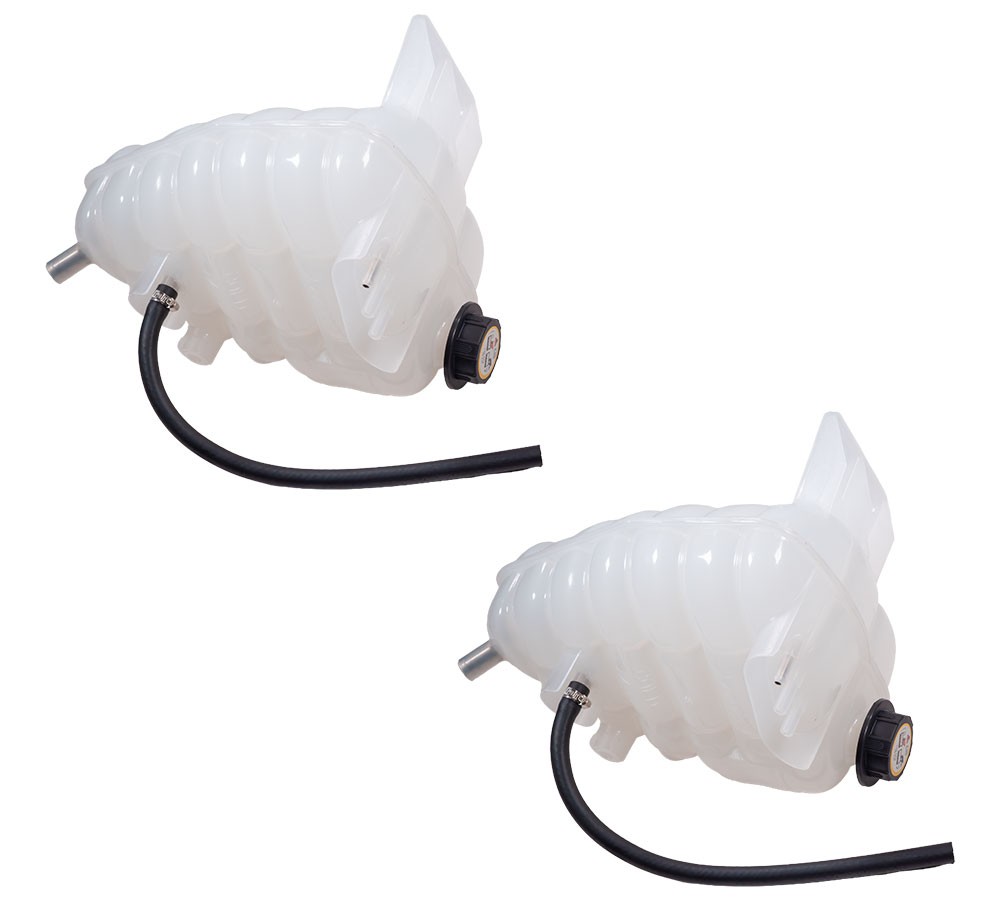 2PK Coolant Reservoir Tank w/Cap Fits for Inter. ProStar Replaces 2591620C91