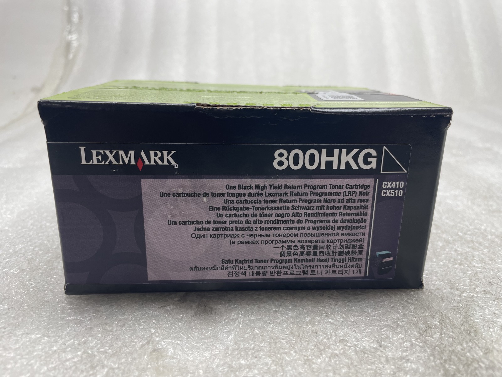 Lexmark 800HKG Cx 410 CX510 Black High Yield Return Program Print Cartridge 4K