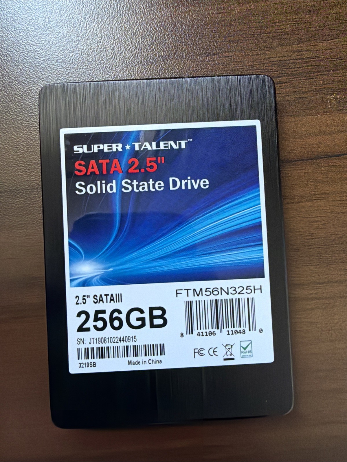 Super Talent 256GB Internal SSD NTFS 2.5" SATA III Solid State Drive