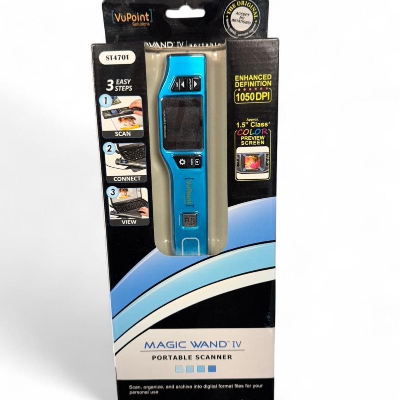 VuPoint Solutions Magic Wand IV Portable Scanner ST470T - 1050 DPI - NEW IN BOX