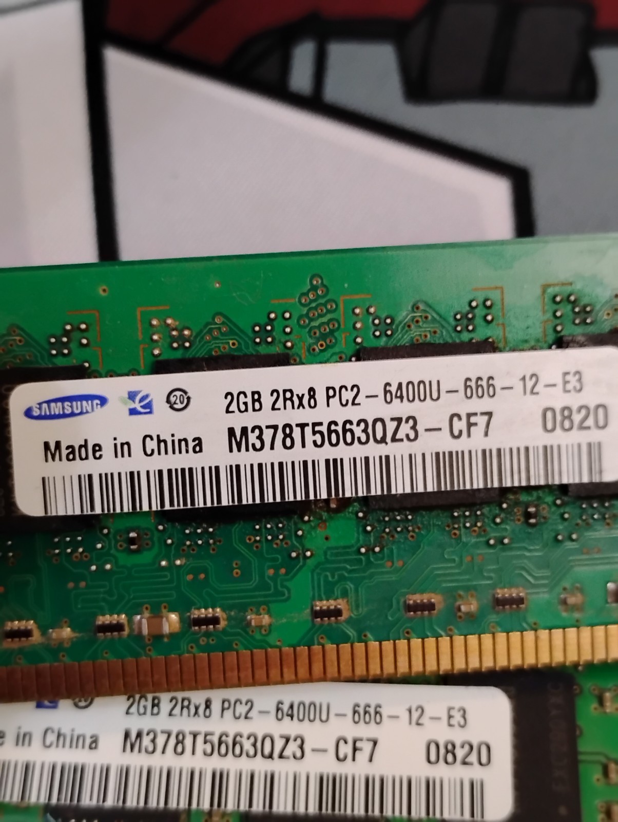Lot NEW 2GB 2G For Samsung PC2-6400 2Rx8 DDR2 800Mhz Desktop DIMM Memory RAM #ML