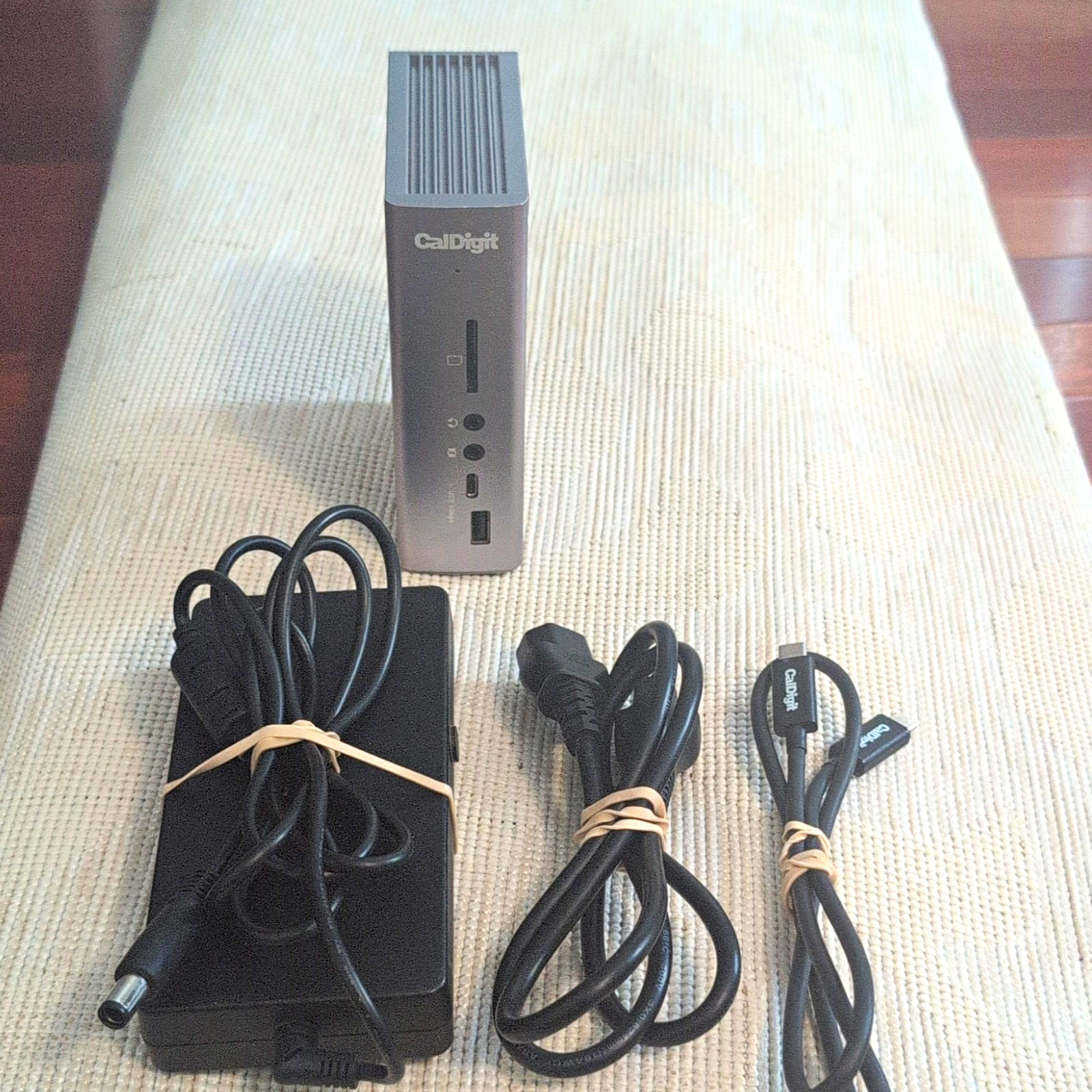 CalDigit TS3 Plus Thunderbolt 3 Dock Silver w/Power Adapter and TB Cable