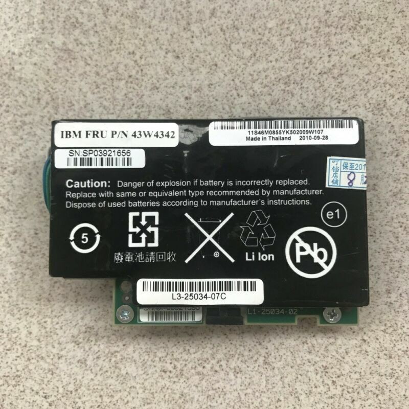 2x BBU07 Battery 43W4342 46C9040 For IBM M5014 M5015 LSI 9260 9261 9750 9280