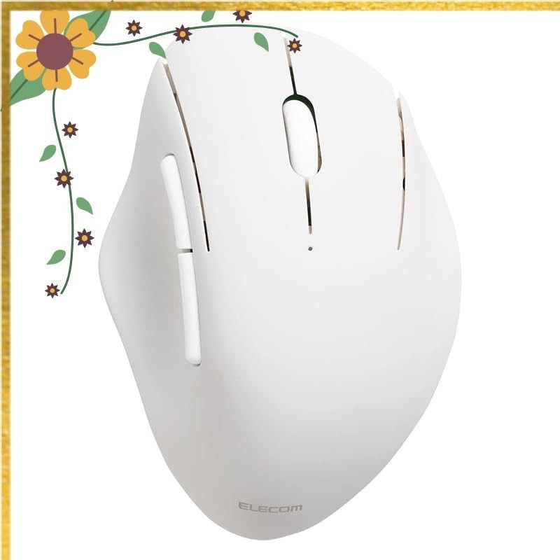 ELECOM SHELLPHA M-SH20BBSKWH Bluetooth Wireless Mouse White Quiet Antibacterial