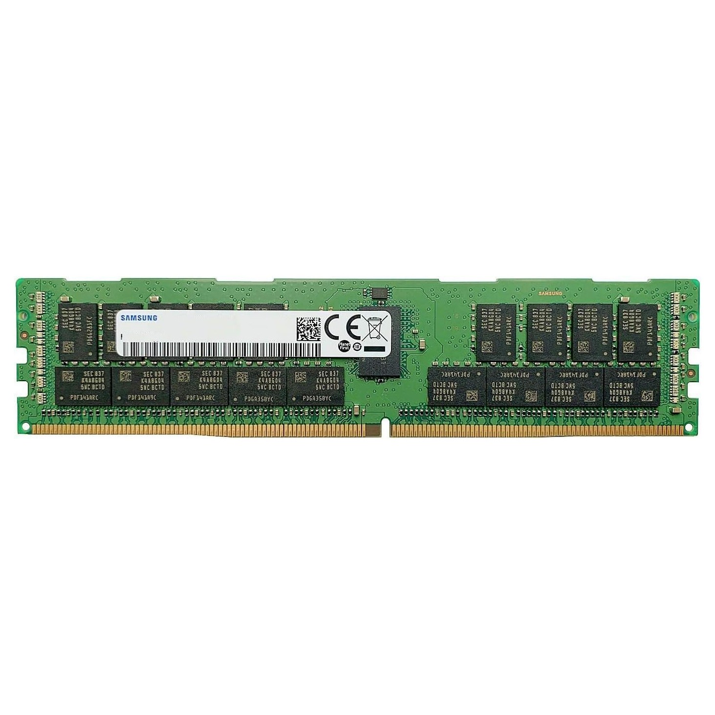 LOT OF 2 Samsung M393B2K70CM0-YF8 16GB PC3-8500R DDR3-1066 ECC REG Server RAM