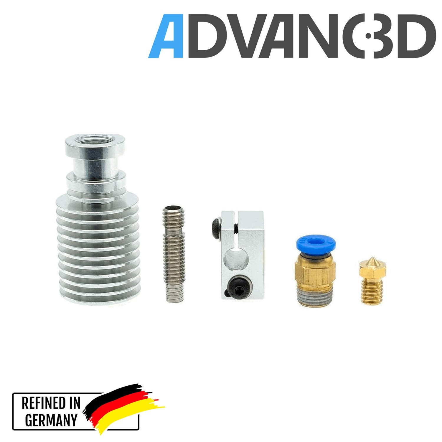 Advanc3D Long-Distance J-Head V6 Lite Hotend with 0.4mm Nozzle Nozzle for 1.75mm
