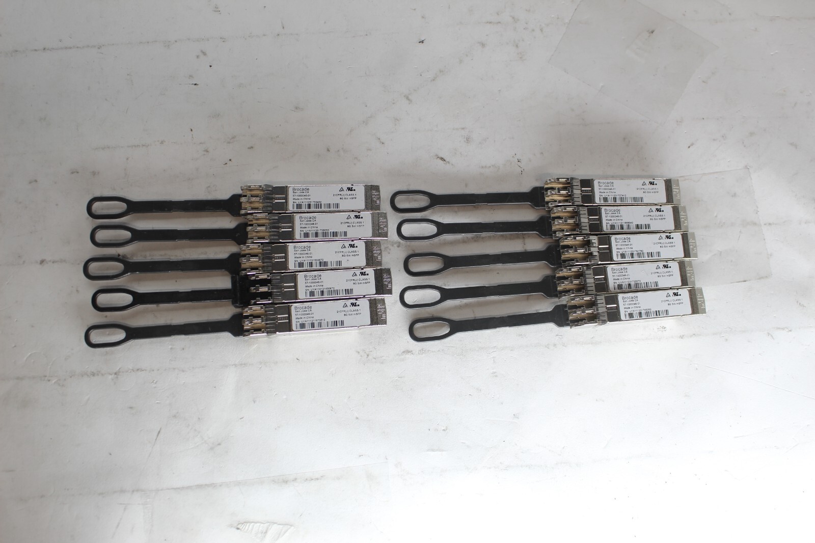 Lot of*100 Brocade XBR-000160 8Gb mSFP 57-1000046-01 SW Optical Transceiver