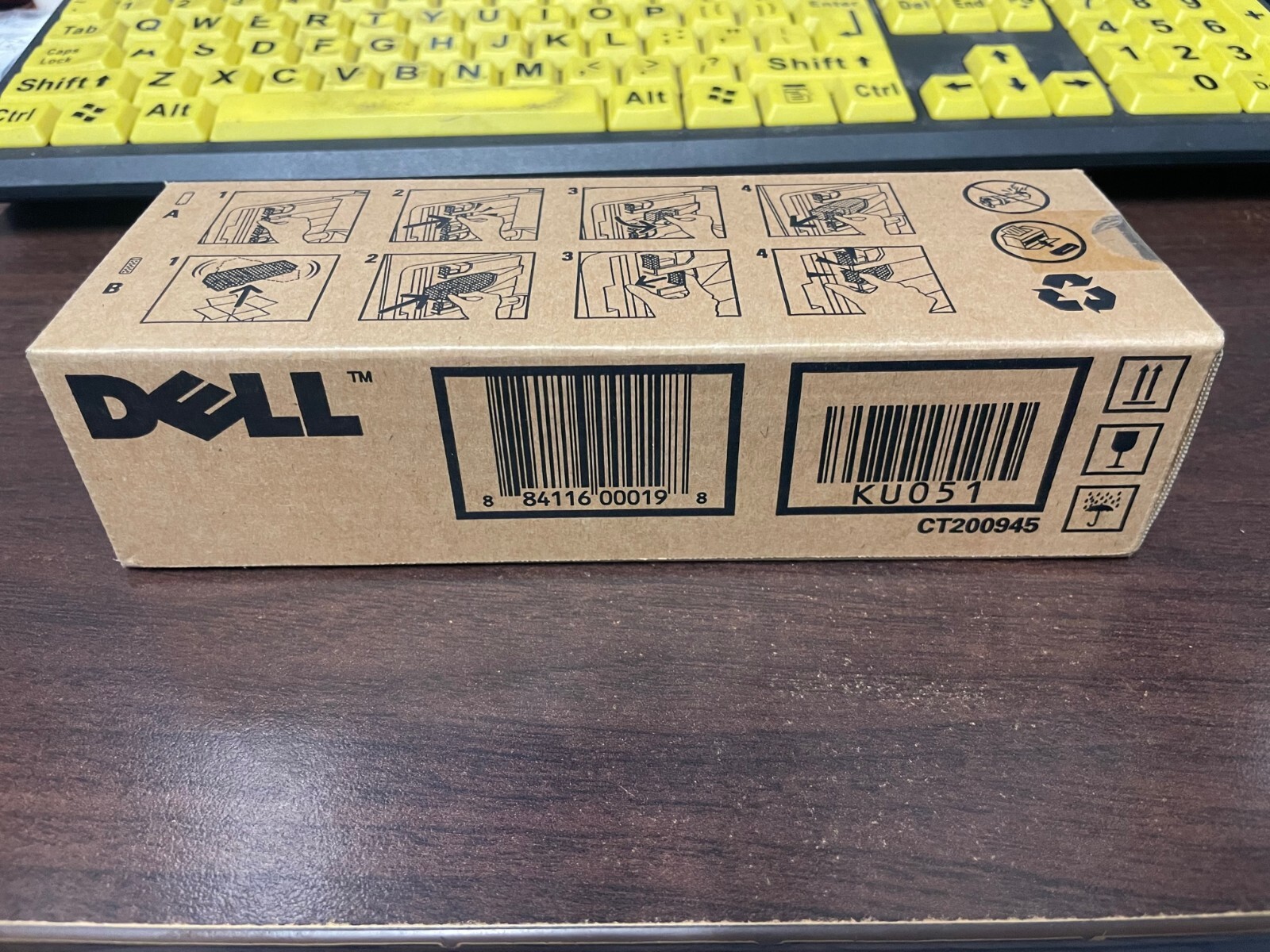Genuine Dell 1320C Cyan High Capacity Toner Cartridge KU051 OEM Sealed Brand New