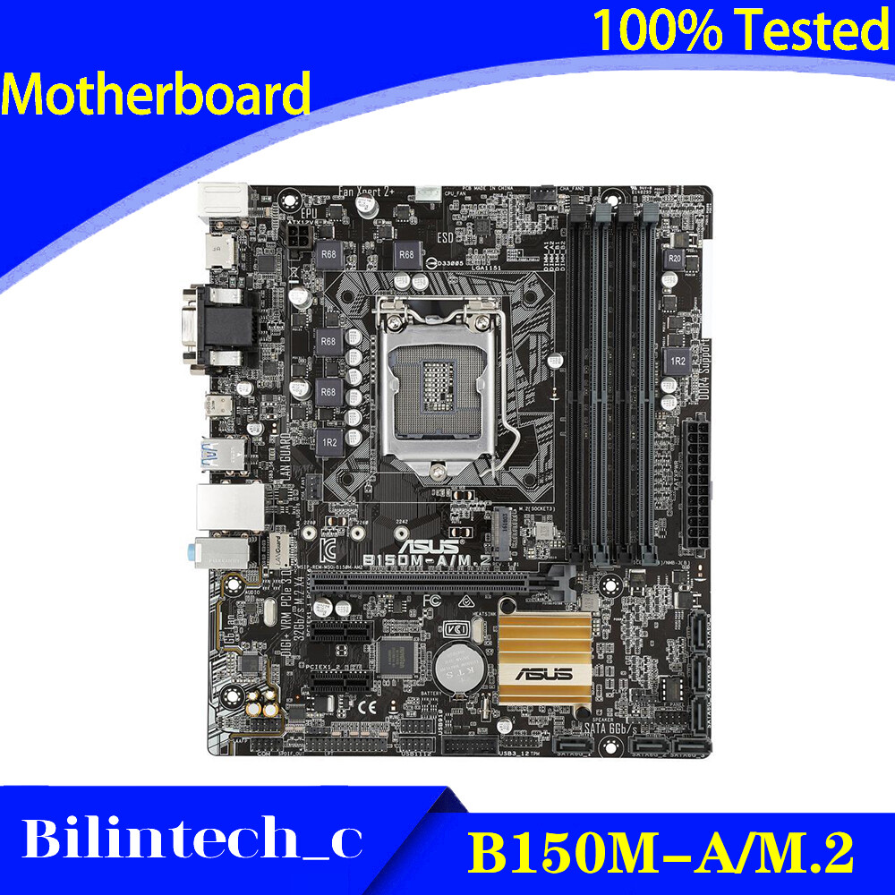 FOR ASUS B150M-A/M.2 Motherboard Supports 6/7th Generation VGA+DVI+HDM 64GB DDR4