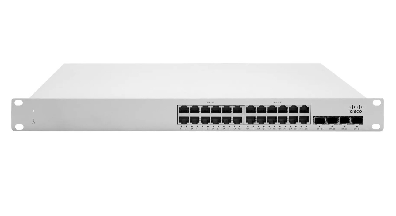 Cisco Meraki MS225-24P Cloud Managed 24 Port Gigabit Switch - USA ONLY