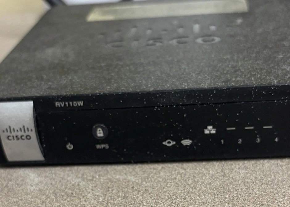 Cisco RV110W Wireless-N VPN Firewall Router w/ Power Adapter, QoS & WiFi